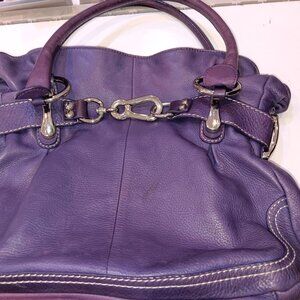 B. Makowsky Purple Shoulder Purse